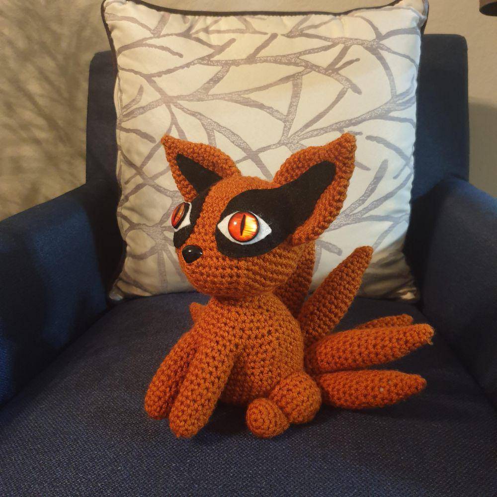 potret rajutan tangan bertema Naruto (reddit.com/user/Pumpkin__Butt)