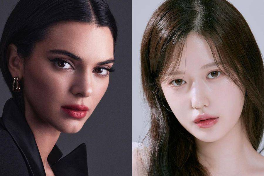 Makeup High dan Low Visual Weight. (instagram.com/kendalljenner | instagram.com/im_min.vely)