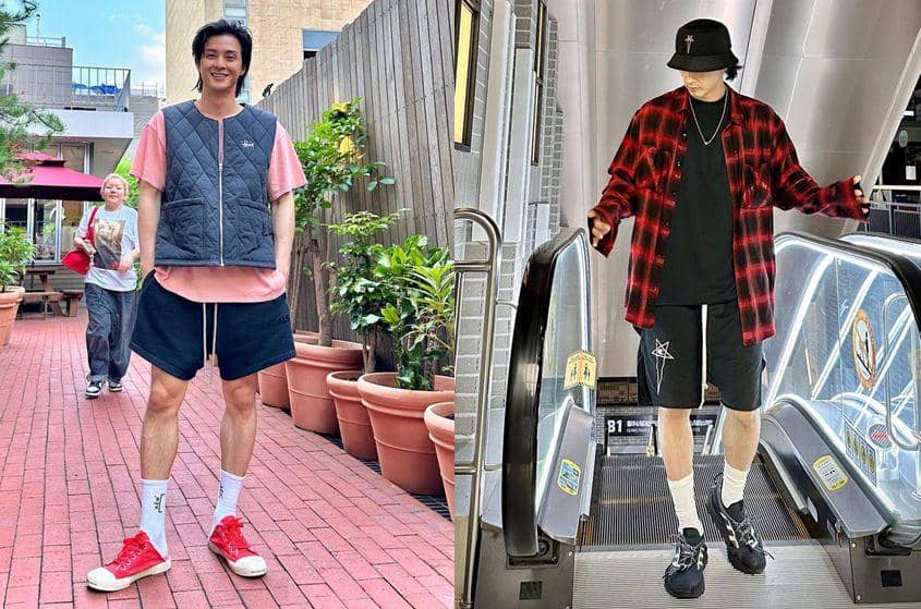 8 Padu Padan Short Pants ala Kim Ji Hoon, Trendy dan Variatif!