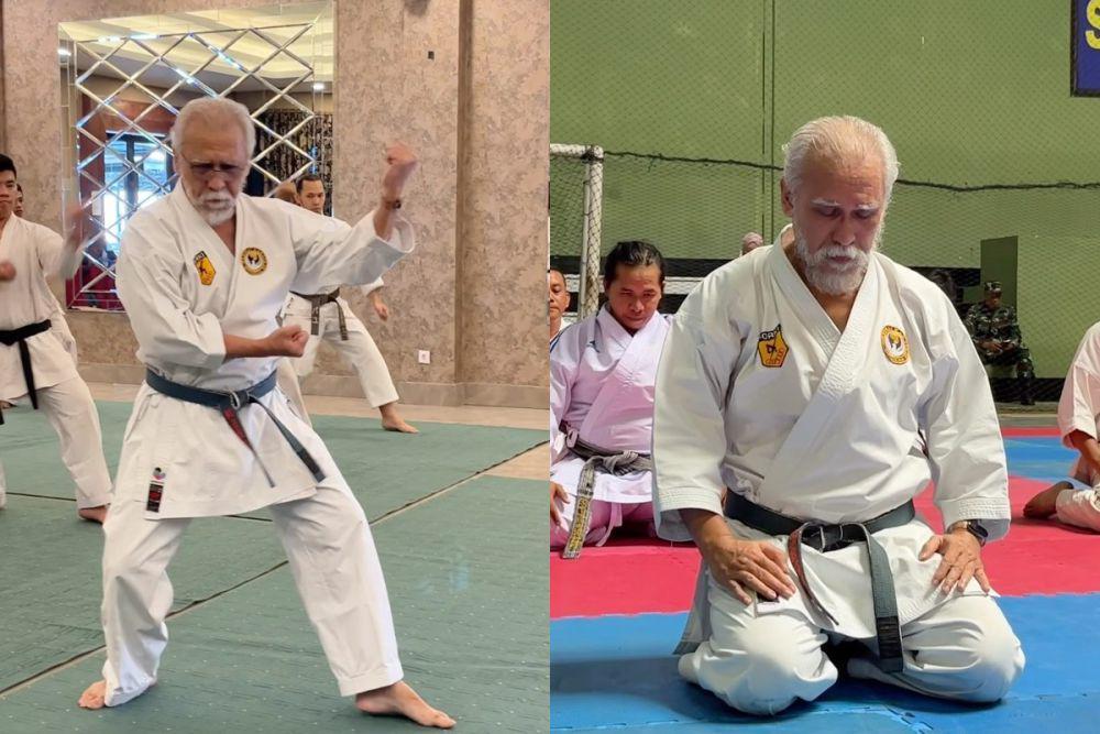 7 Potret Iwan Fals Jadi Pelatih Karate sebelum Manggung