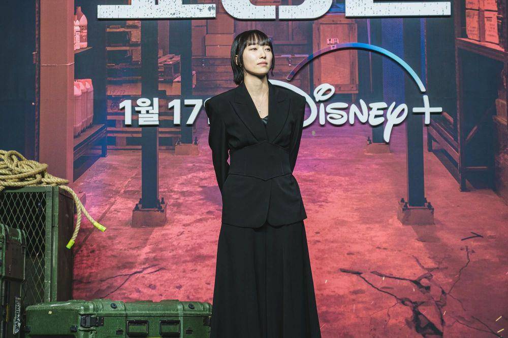 Geum Hannah di konferensi pers drakor A Shop For Killers pada Senin (15/01/2024). (dok. Disney+)