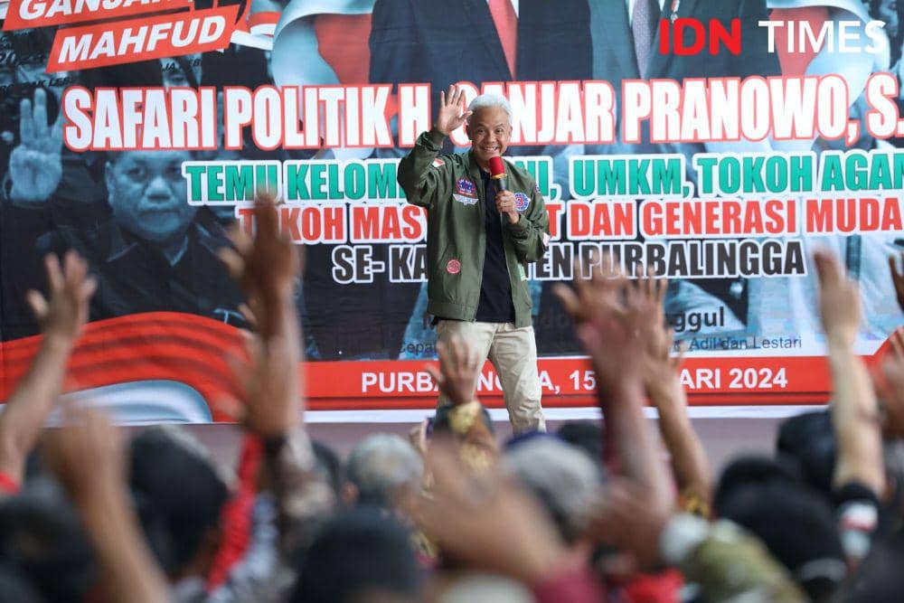 Ganjar Pranowo saat menggelar safari politik di Kabupaten Purbalingga. (IDN Times/Dok Humas Tim Media Ganjar)
