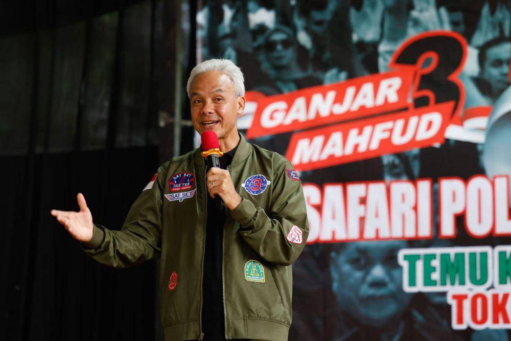 Ganjar Pranowo kampanye di Purbalingga, Senin (15/1/2024) (IDN Times/Istimewa)