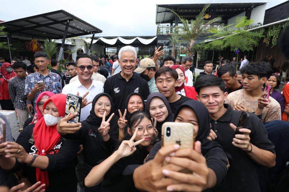 Ganjar Pranowo kampanye di Purbalingga, Senin (15/1/2024) (IDN Times/Istimewa)