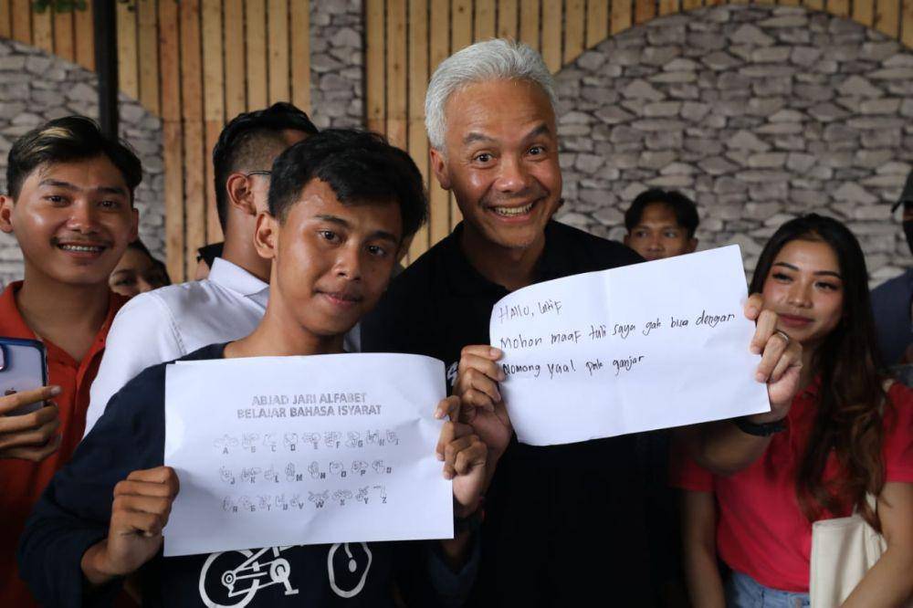Ganjar Pranowo kampanye di Purbalingga, Senin (15/1/2024) (IDN Times/Istimewa)