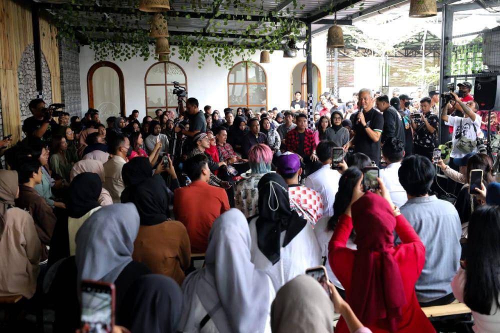 Ganjar Pranowo kampanye di Purbalingga, Senin (15/1/2024) (IDN Times/Istimewa)