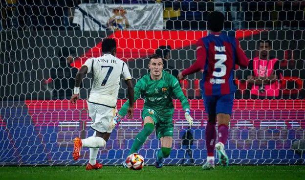 Potret Barcelona melawan Real Madrid di final Piala Super Spanyol 2023, Senin (15/1/2024). (fcbarcelona.com).