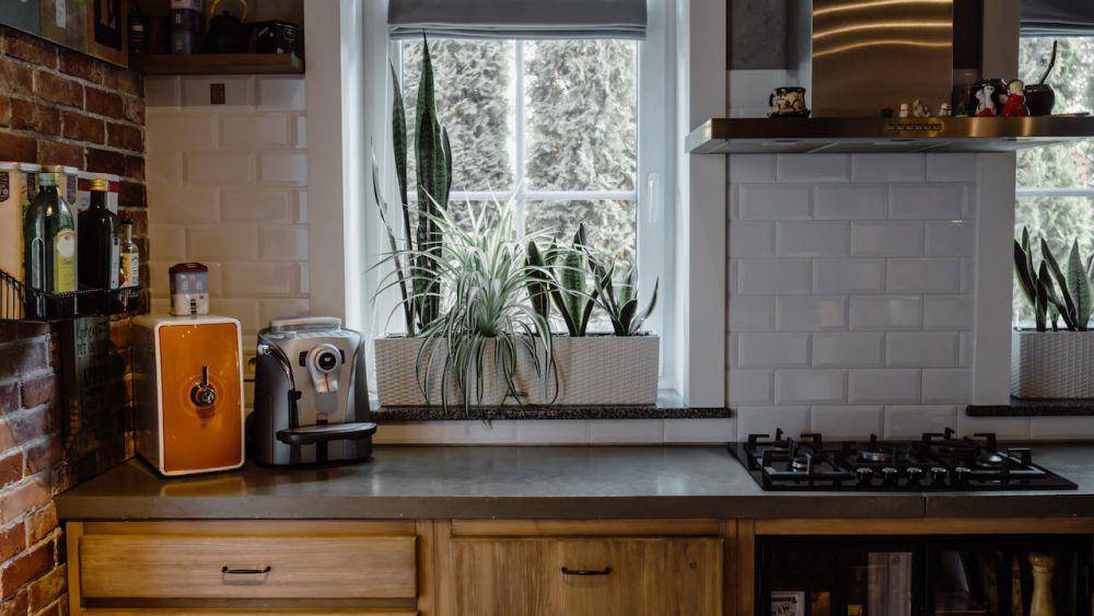 ilustrasi dapur dengan tema earth tone (pexels.com/Polina Kovaleva)