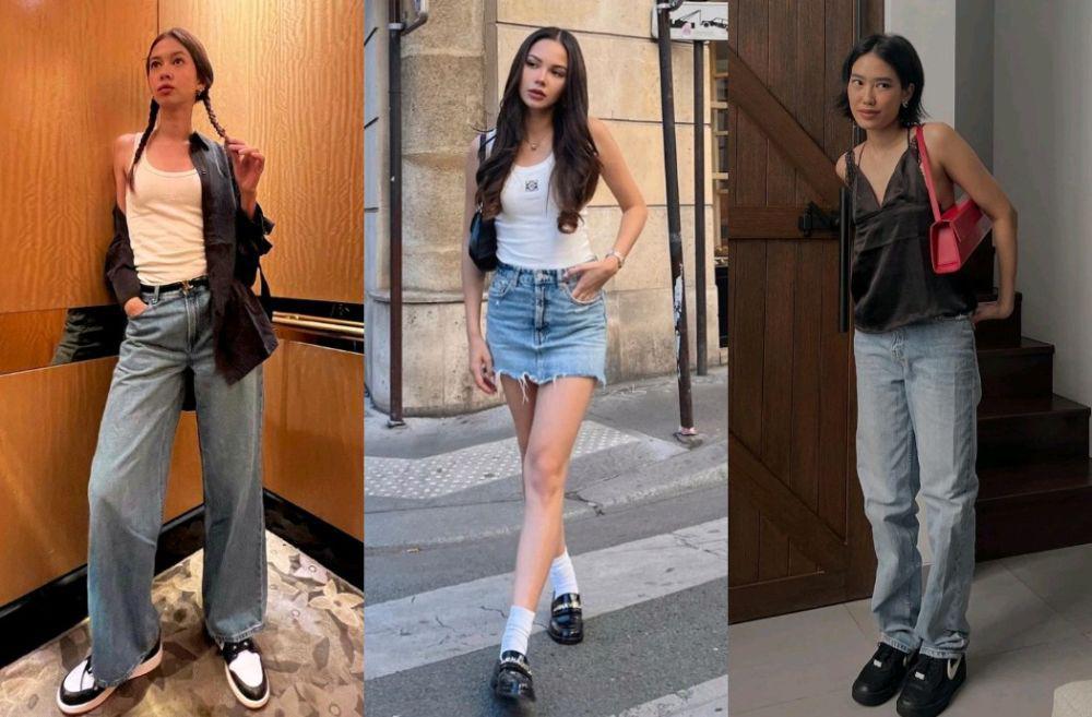 10 Ide Padu Padan Tank Top dan Jeans, Hits buat Hangout!