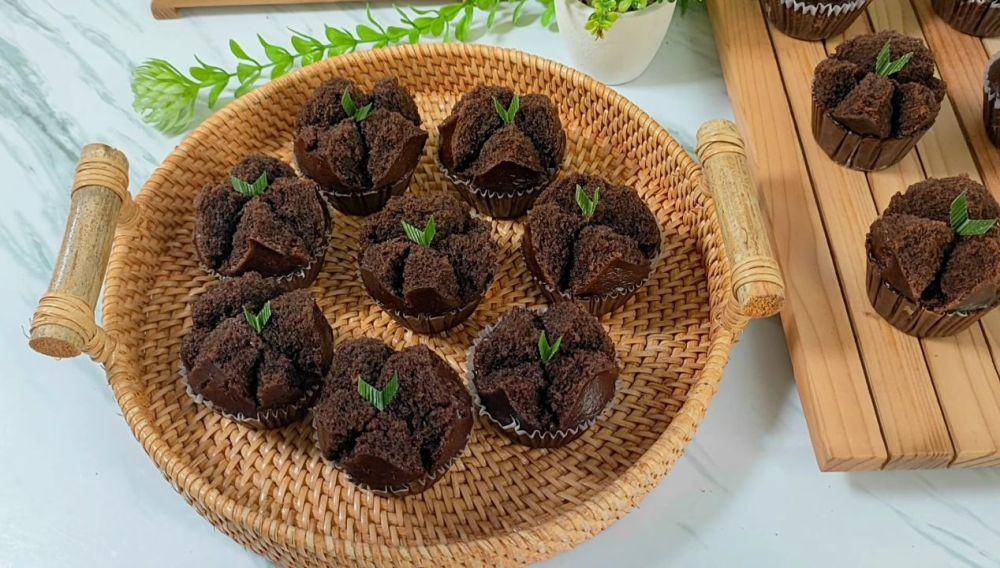 bolu kukus cokelat mekar (YouTube.com/Dapur pamula)