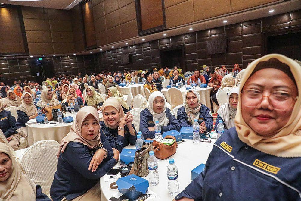 Musa Rajekshah atau Ijeck menghadiri HUT PAB ke-68 di Four Point Hotel, Medan, Senin (15/1/2024). (Dok. IDN Times)