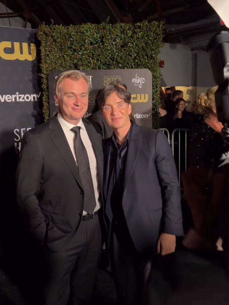 potret Cillian Murphy dan Christopher Nolan di Critics Choice Awards 2024 (instagram.com/criticschoice)