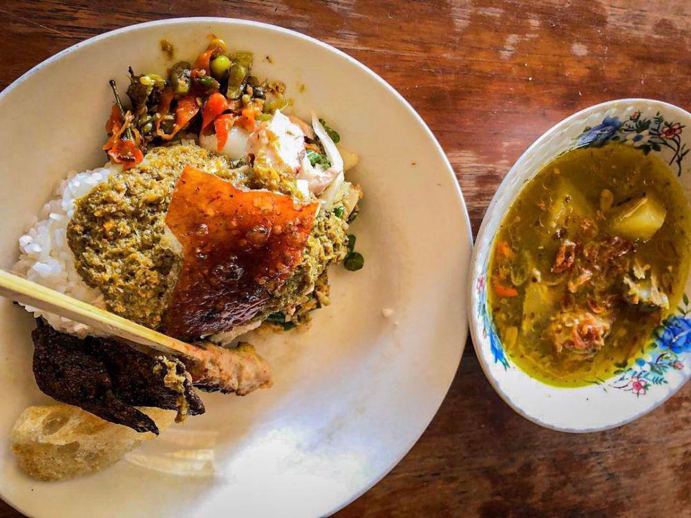 Sajian menu Babi Guling Handayani (Instagram.com/@babigulinghandayani)