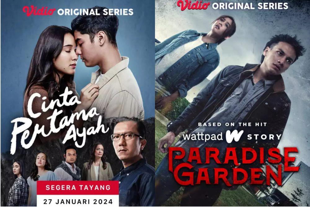 Series Kriminal di Vidio (dok. Screenplay Films / Paradise Garden | dok. Sky Films / Cinta Pertama Ayah)