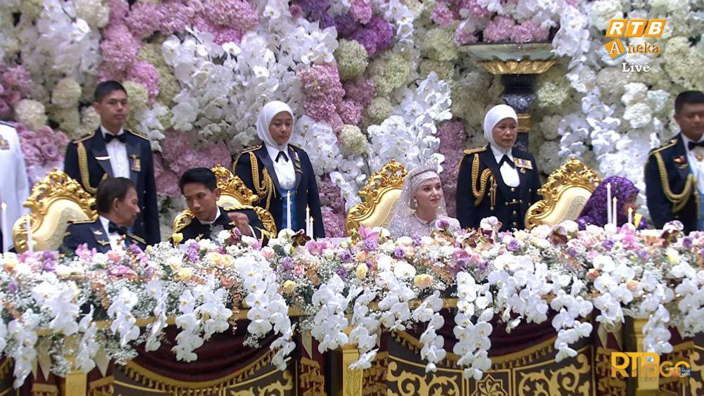 7 Dekorasi Majlis Persantapan Diraja Pangeran Abdul Mateen, Megah!