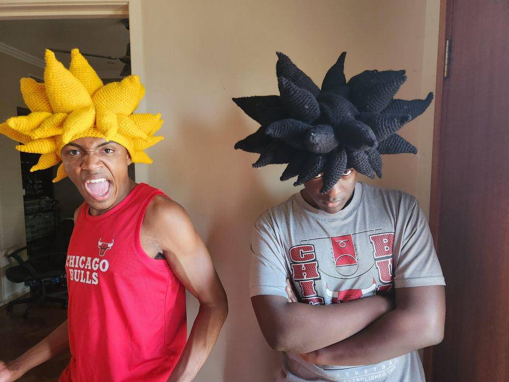 potret rajutan tangan bertema Dragon Ball (reddit.com/user/lubabob)