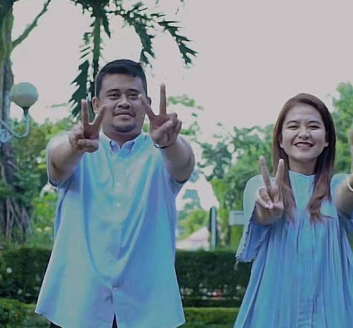 Walikota Medan Bobby Nasution posting kemesraan dengan Kahiyang Ayu di TikTok (screenshoot instagram @bobbynst)