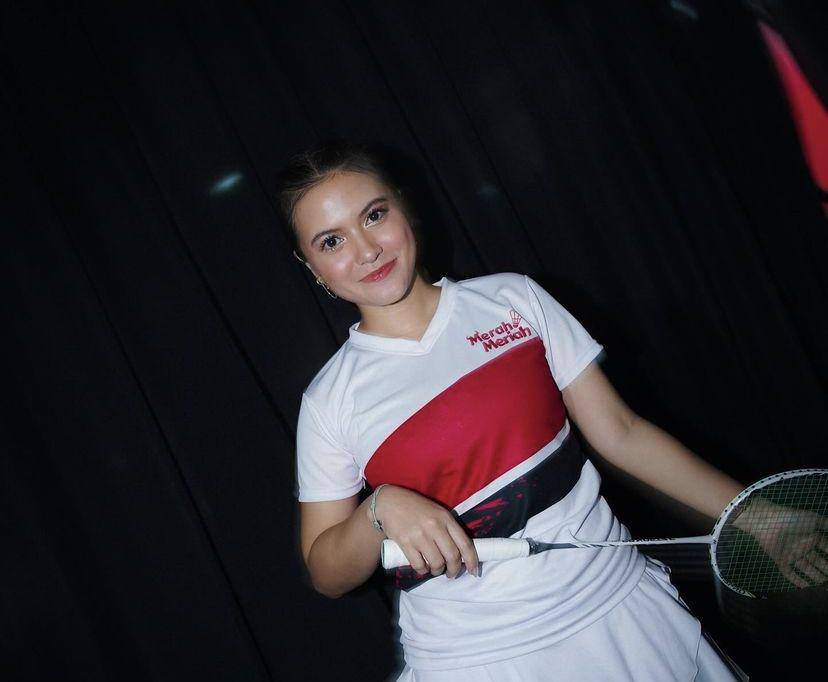 potret Marsha Aruan di pertandingan badminton (instagram.com/aruanmarsha)