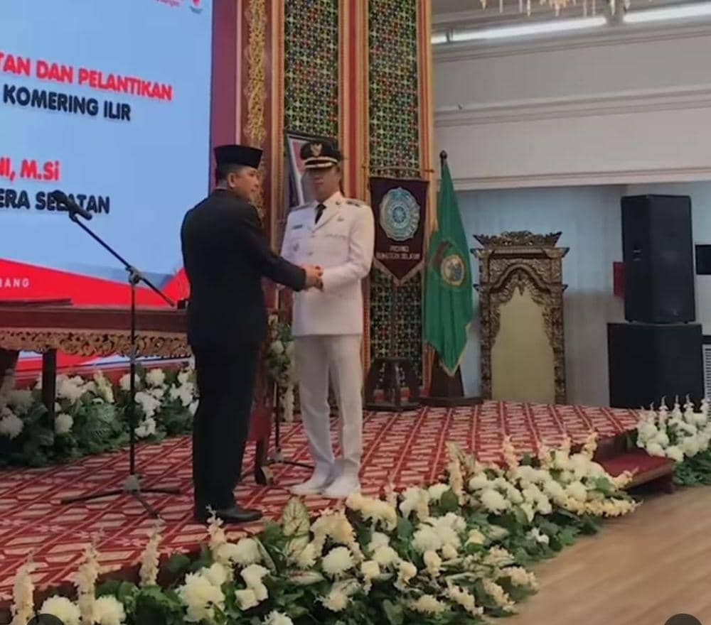 Pelantikan PJ Bupati OKI Asmar Wijaya (Dok: istimewa)