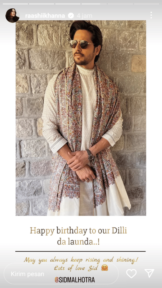 unggahan Raashii Khanna (instagram.com/raashiikhanna)