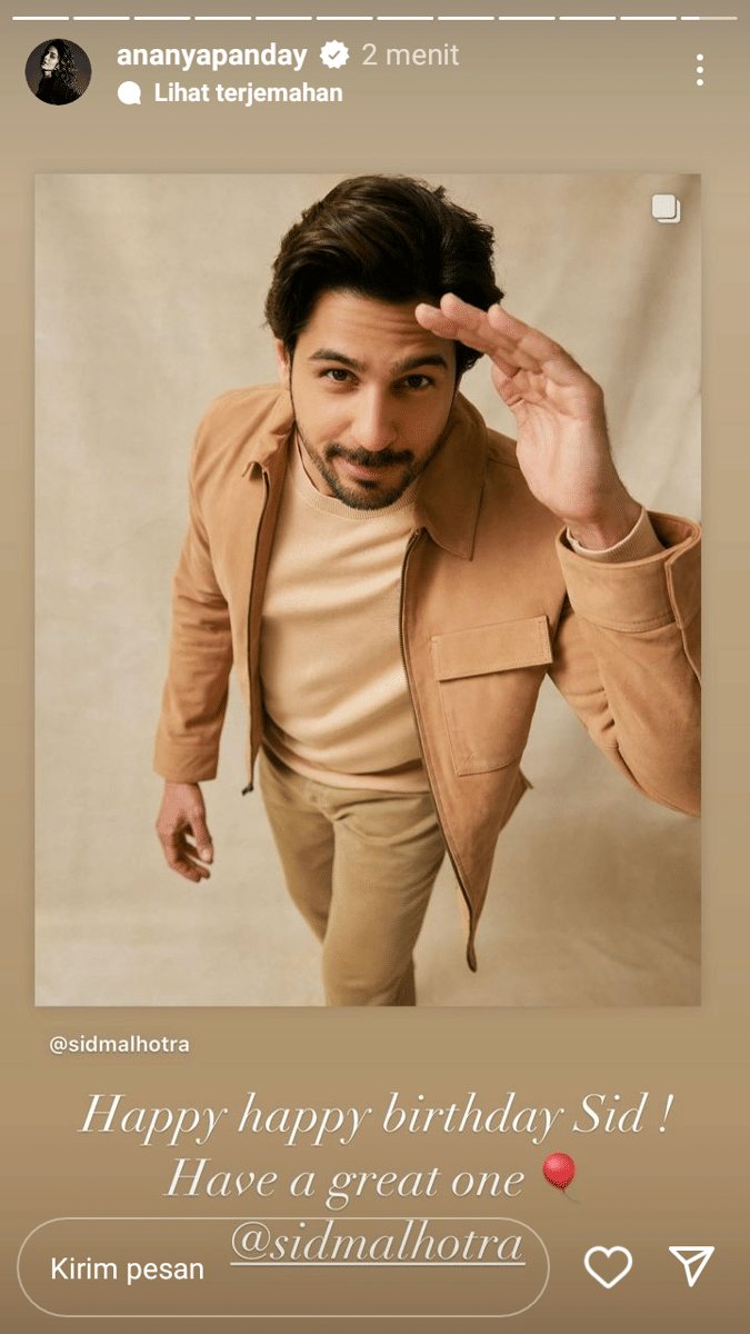 unggahan Ananya Panday (instagram.com/ananyapanday)