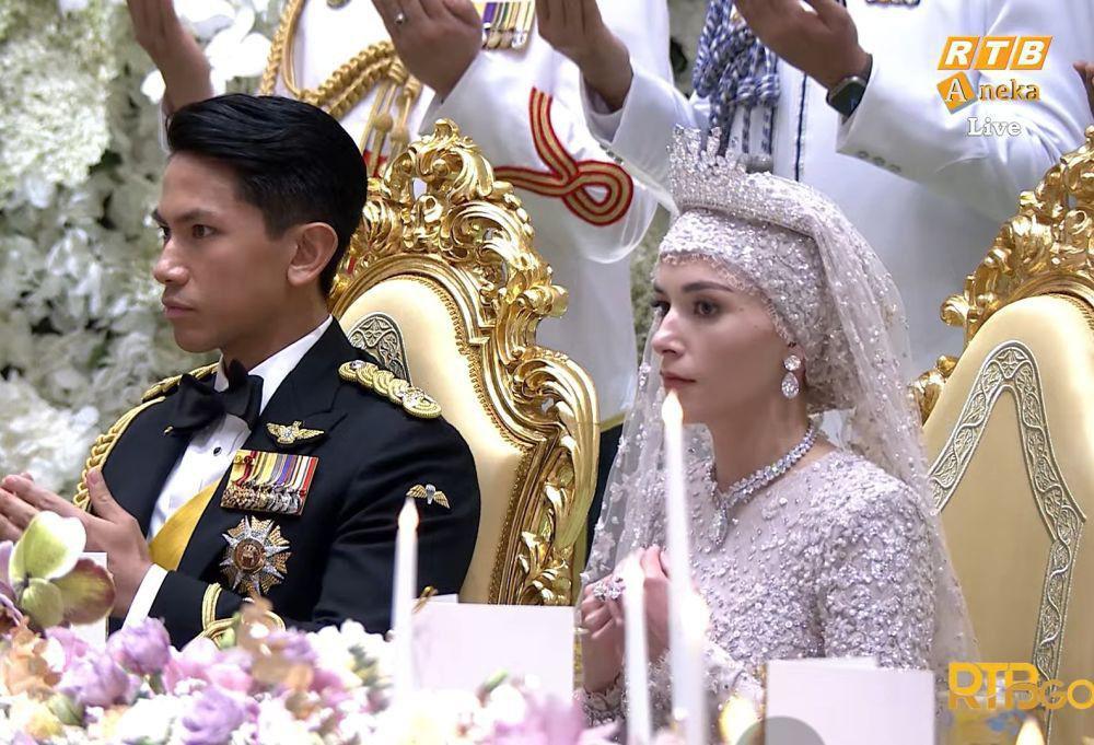 7 Momen Majlis Persantapan Diraja Pangeran Mateen dan Anisha Rosnah