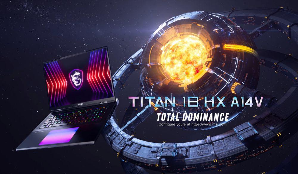 MSI Titan 18 HX A14V Meluncur, Laptop Gaming dengan Spek Dewa!