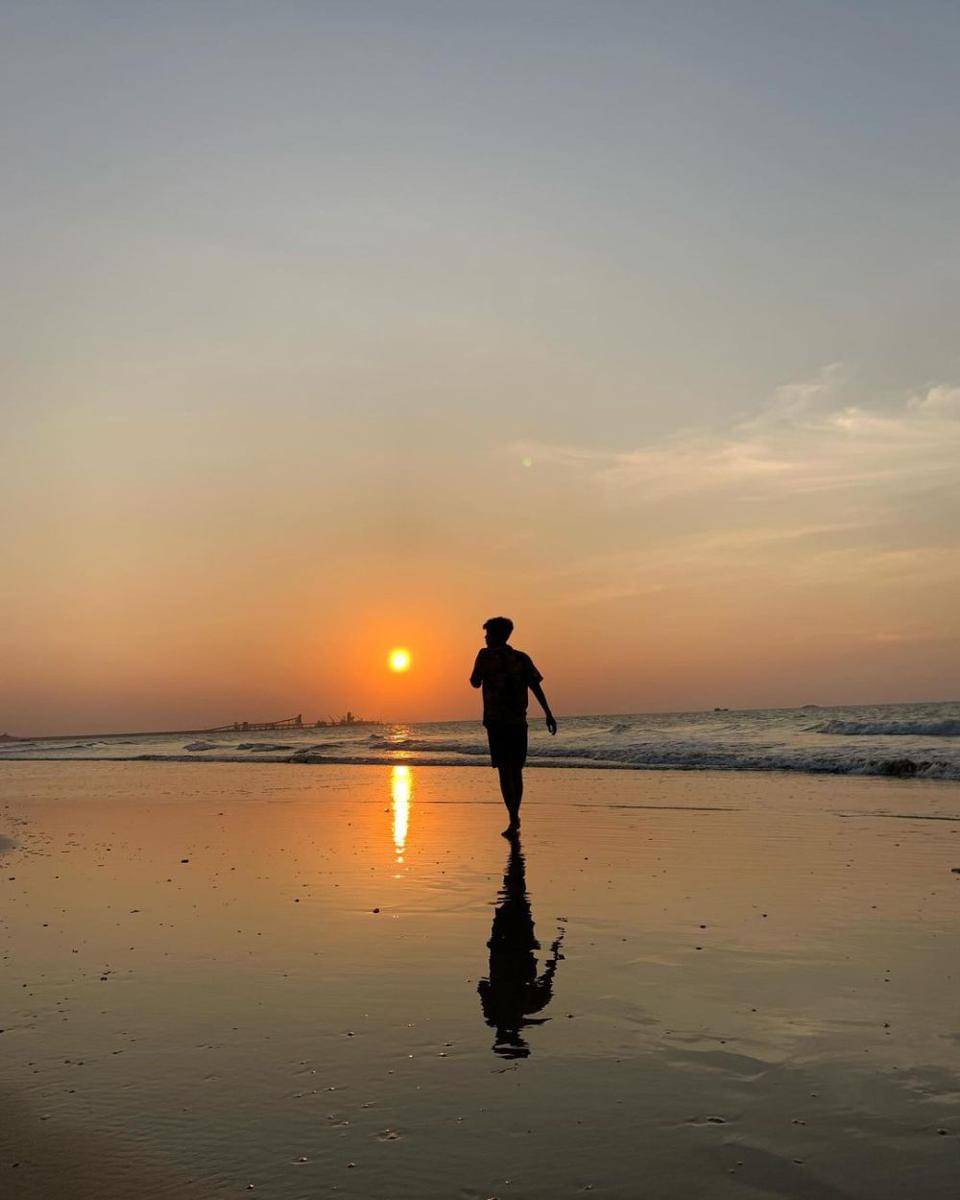 Sunset di Pantai Dermaga Tuban. Instagram/abdull_syarif