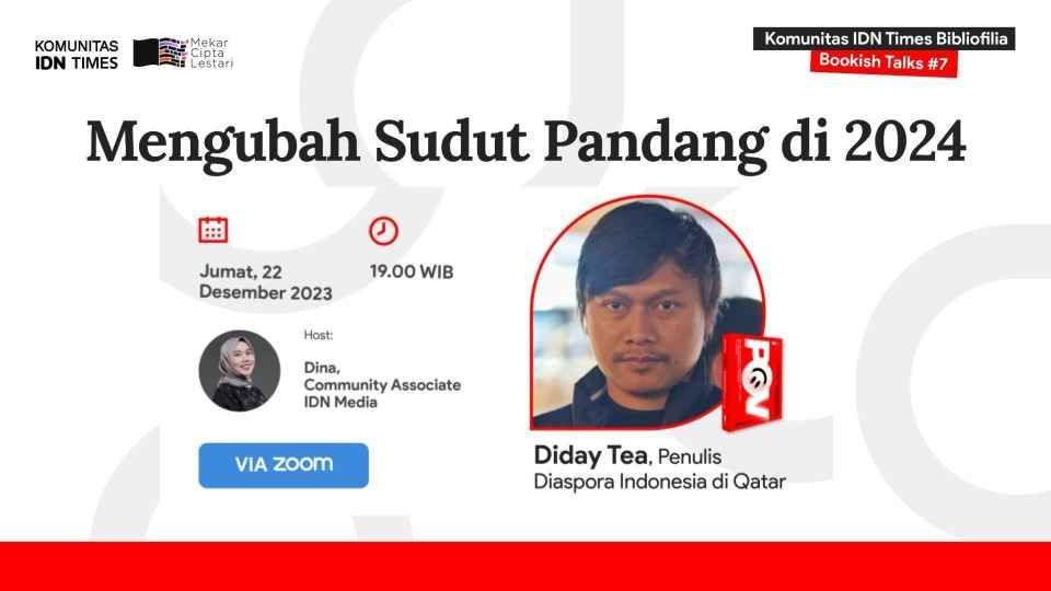 Bedah Buku Motivasi Karya Diaspora di Qatar dengan Komunitas IDN Times
