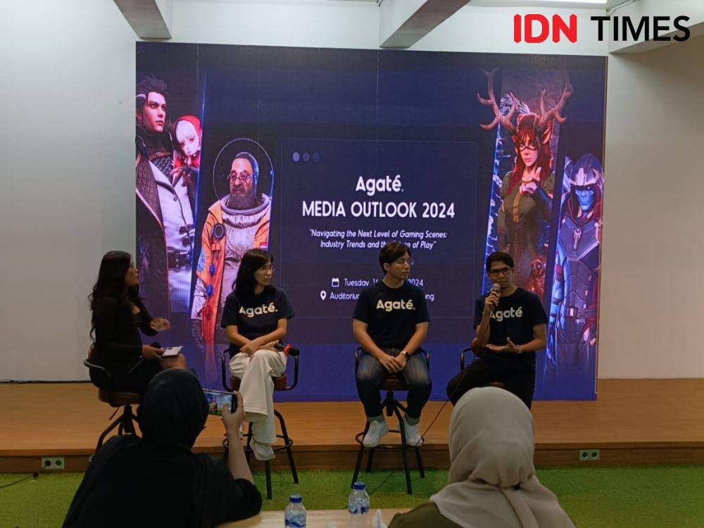 Shieny Aprilia, Co-Founder and CEO Agate, Cipto Adiguno, Chief Strategy Officer Agate dan Ar Cahyadi Indra, Head of Vertx Break powered by Agate (IDN Times/Fatkhur Rozi)