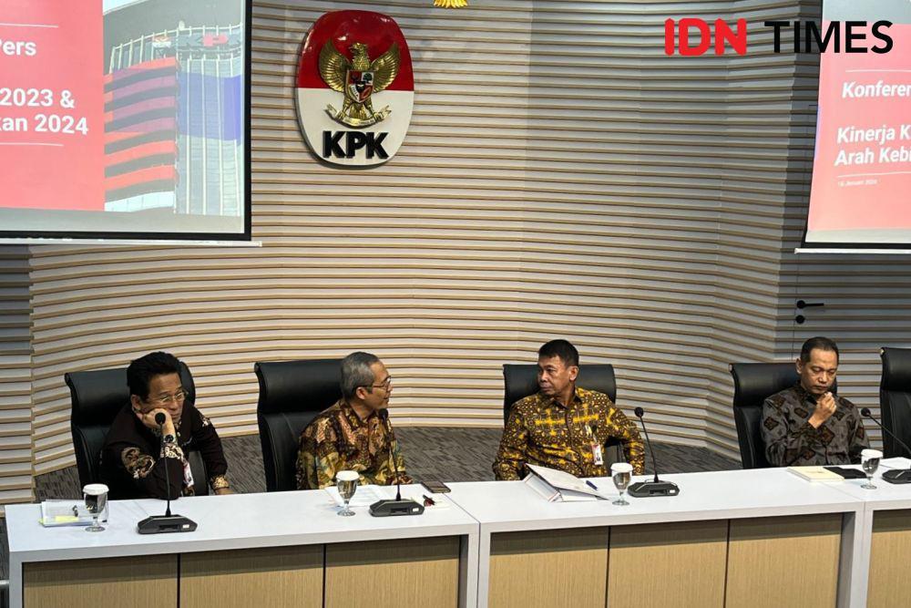 4 Pimpinan KPK (IDN Times/Aryodamar)