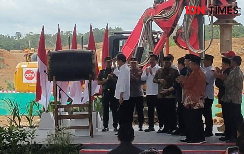 Jokowi Resmikan Pembangunan Masjid Negara di IKN Senilai Rp940 Miliar