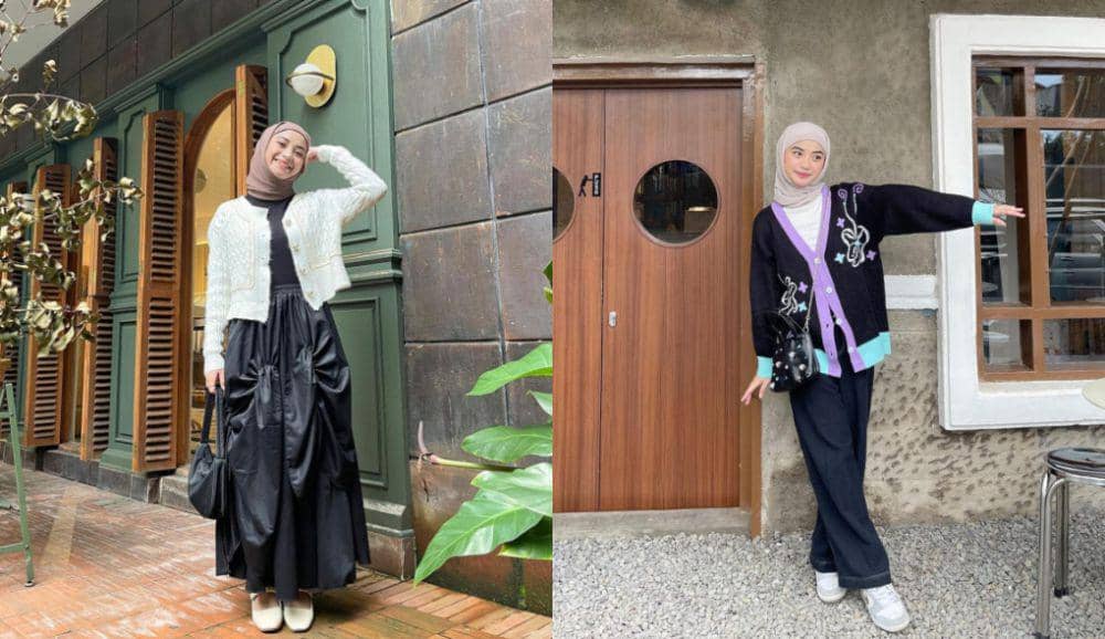 8 Ide Layering Style ala Tania Dewi, Hangat saat Musim Hujan!
