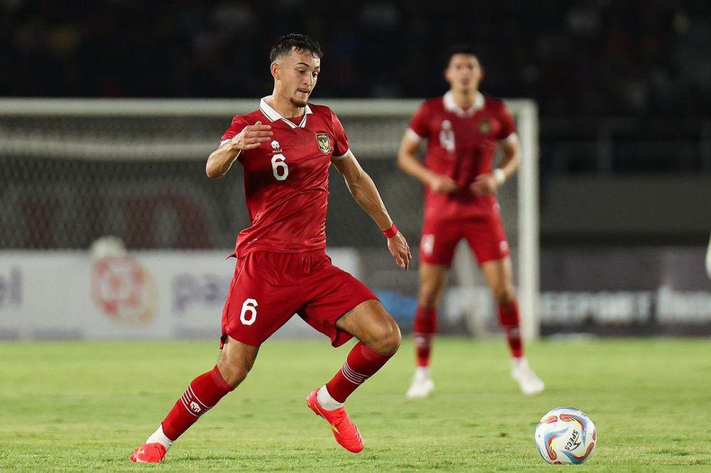 Ivar Jenner saat berseragam Timnas Indonesia. (instagram.com/ivarjnr)