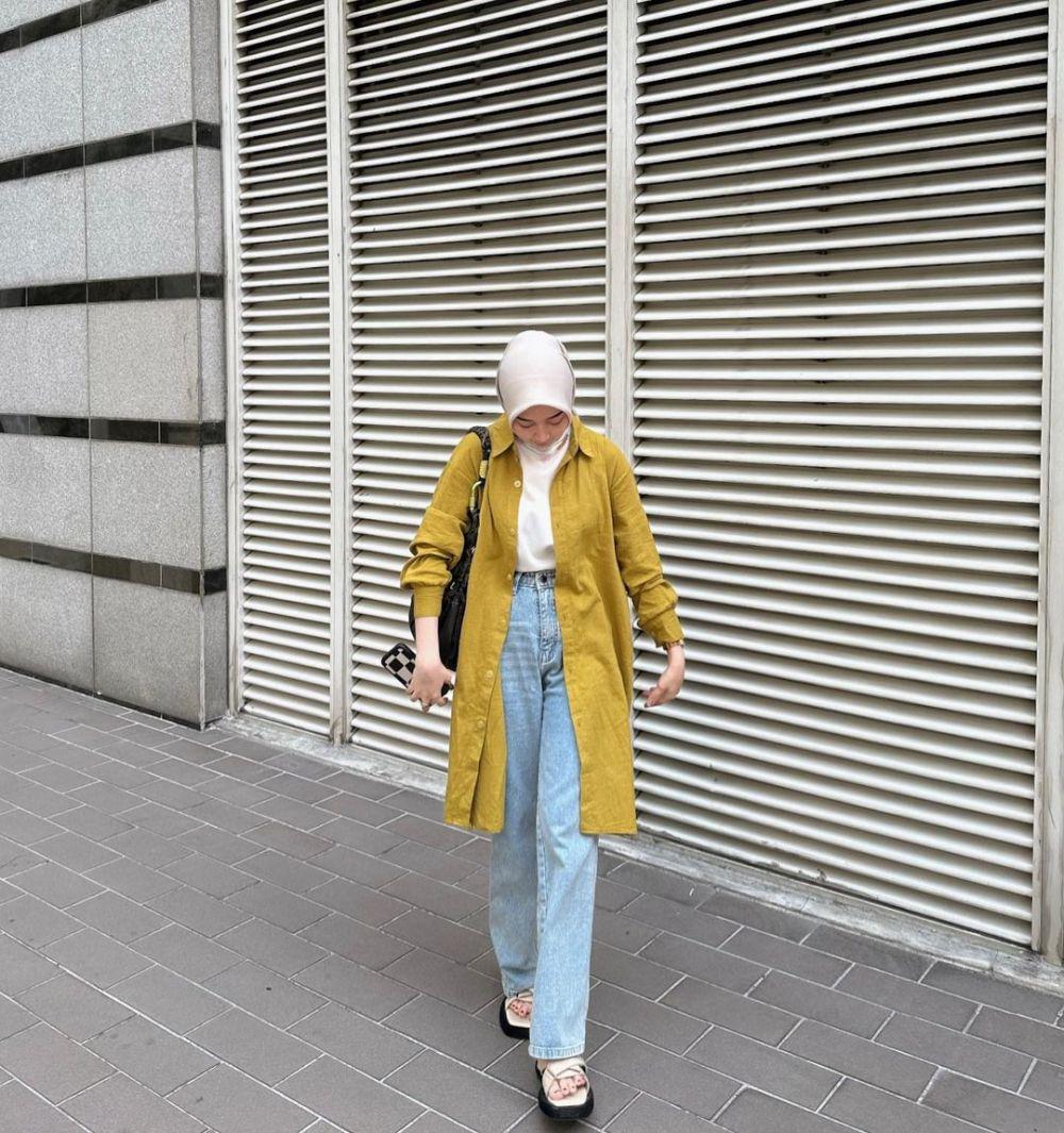 inspirasi OOTD ala Lisyan Fauziah (instagram.com/lisyanfauziah)