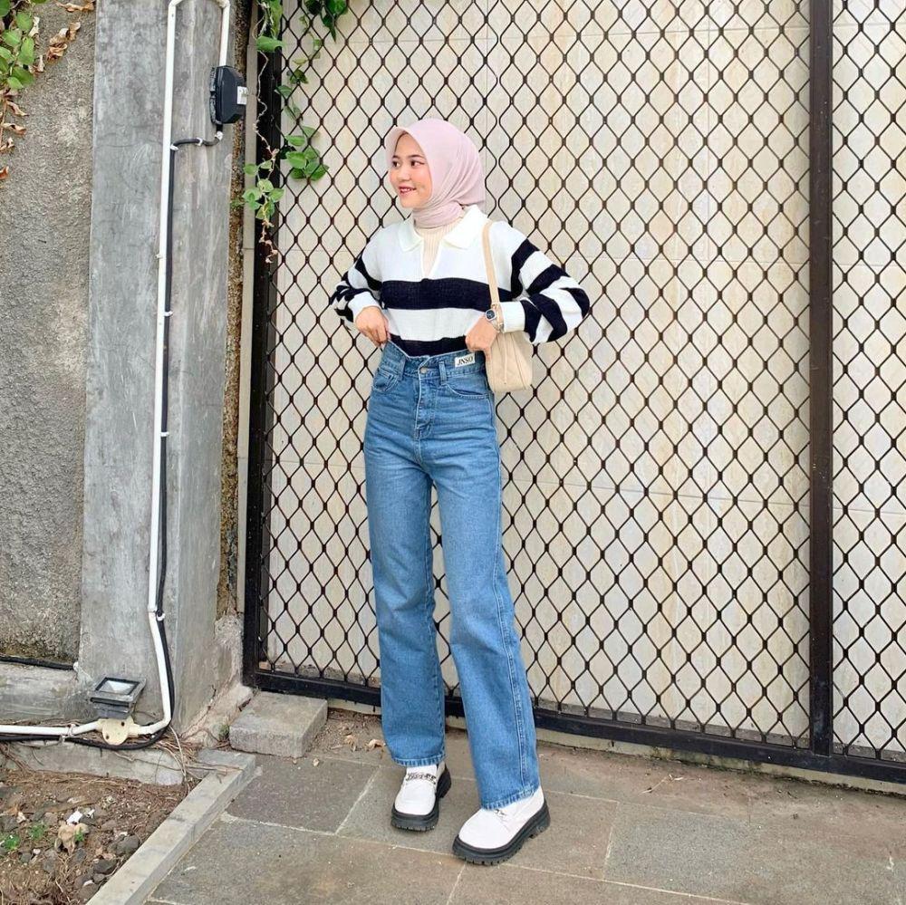 inspirasi OOTD ala Mirna Kumalasari (instagram.com/mirnakumalasari)