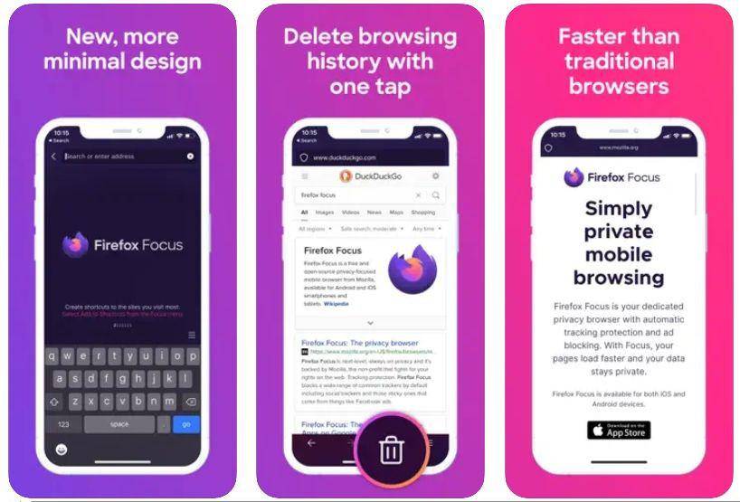 Firefox Focus (dok. Mozilla)