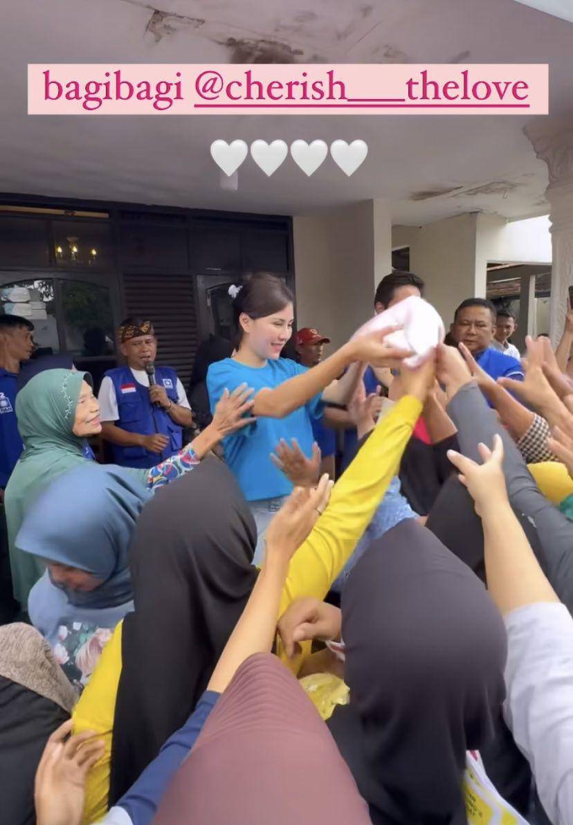 potret Syahnaz Sadiqah dampingi Jeje blusukan (Instagram.com/syahnazs)