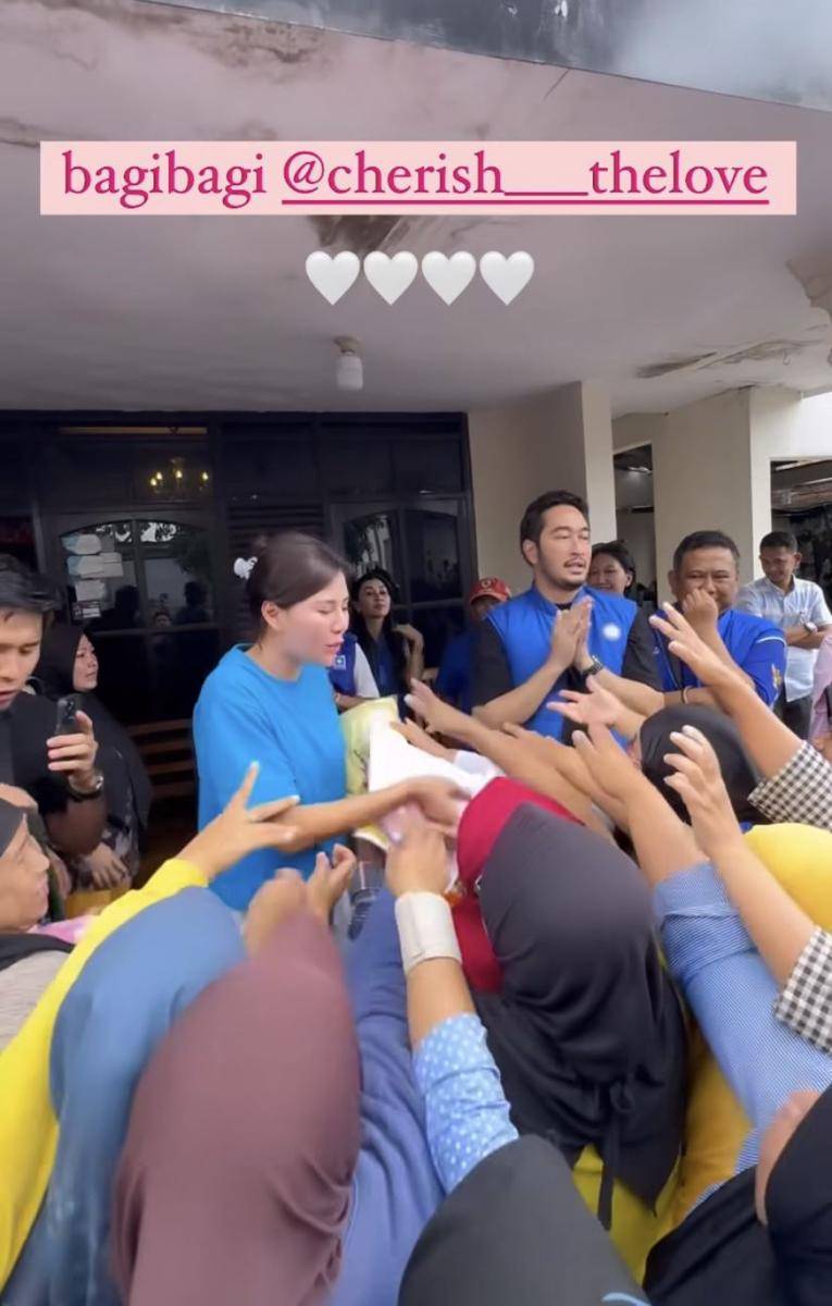 potret Syahnaz Sadiqah dampingi Jeje blusukan (Instagram.com/syahnazs)