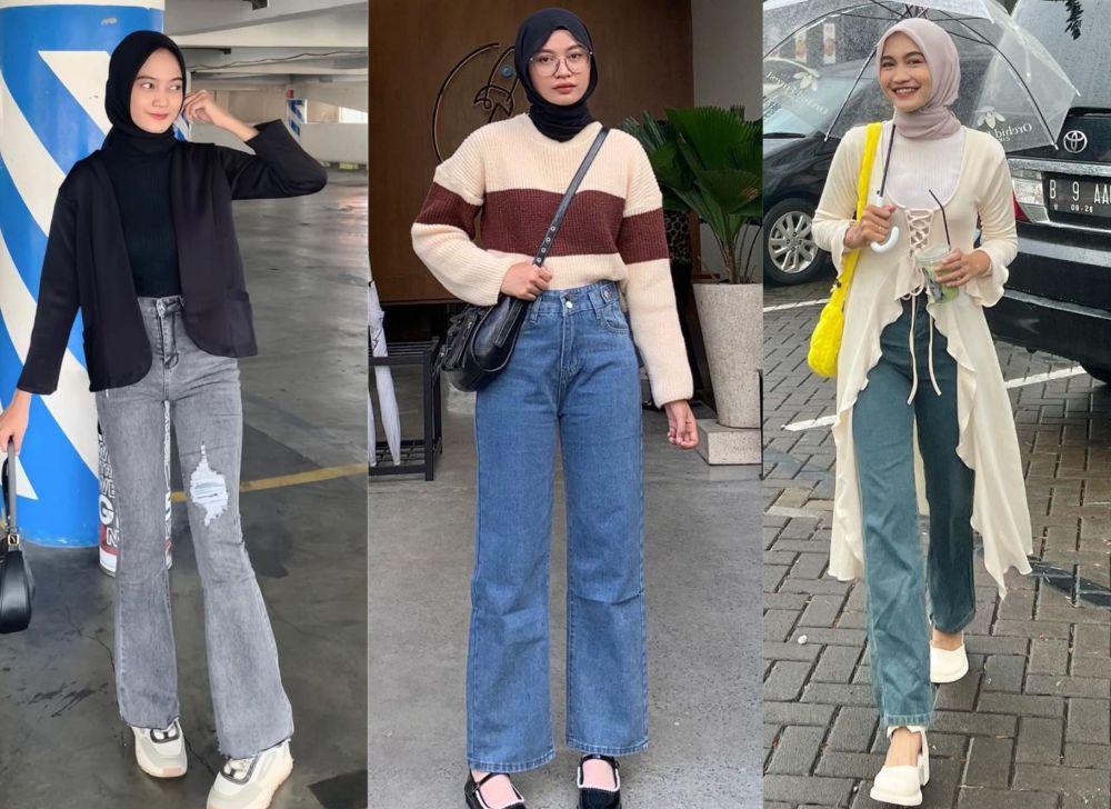 inspirasi OOTD ala influencer hijab (instagram.com/divajihar_ | instagram.com/lutvy_putri | instagram.com/windaaylna)