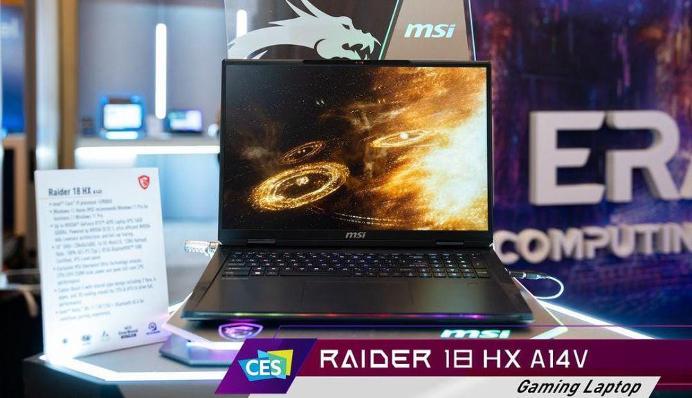 MSI Raider 18 HX A14V (instagram.com/ msigaming_indonesia)