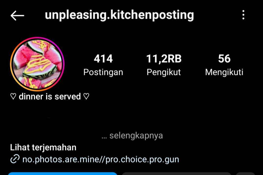 ilustrasi akun nyeleneh (instagram.com/unpleasing.kitchenposting)