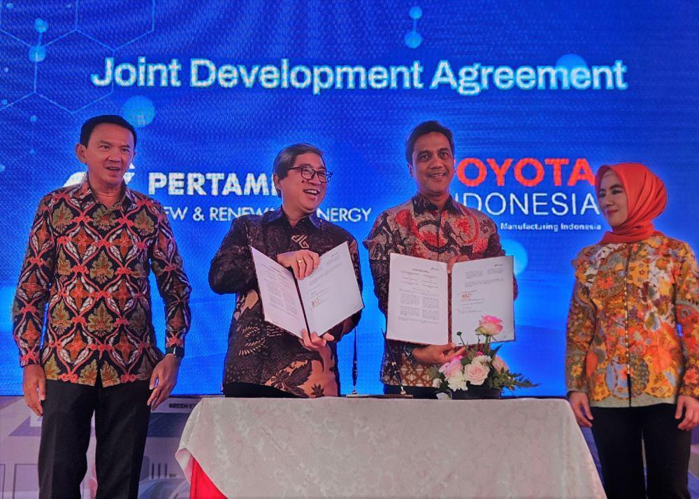 Pertamina dan Toyota Kembangkan Ekosistem Bahan Bakar Hidrogen