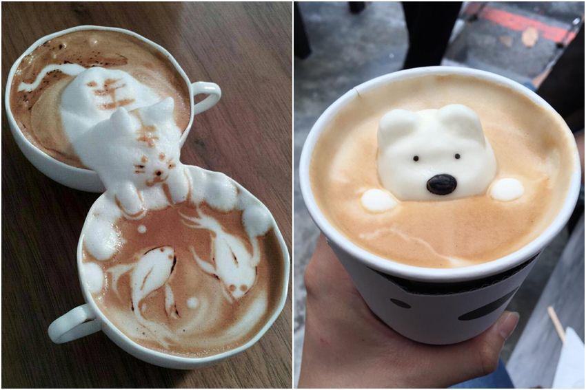 10 Potret Latte Art yang Bikin Takjub, Keren Maksimal!