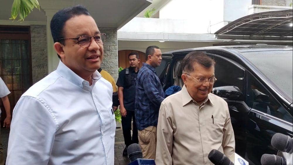 Ilustrasi. Anies Baswedan menginap di kediaman Jusuf Kalla di Makassar sebelum berkampanye di Sulsel, Rabu (17/1/2024). (Dok. Tim Media JK)