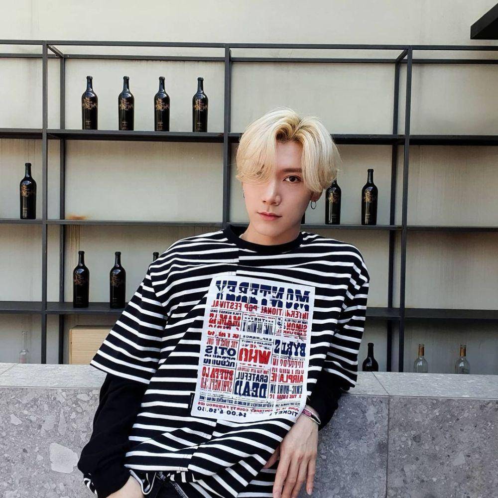 warna rambut ala Ten WayV (instagram.com/tenlee_1001)