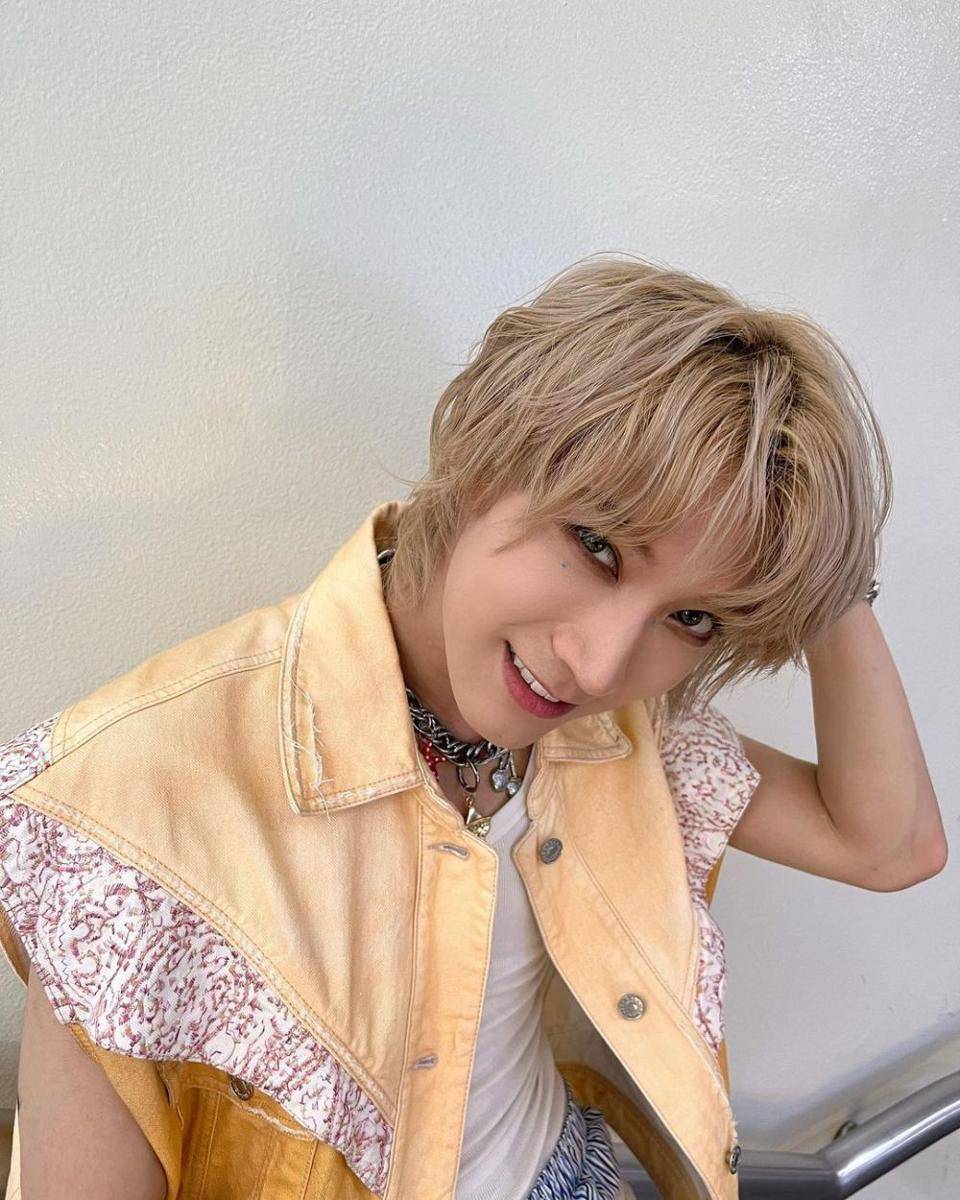 warna rambut ala Ten WayV (instagram.com/tenlee_1001)