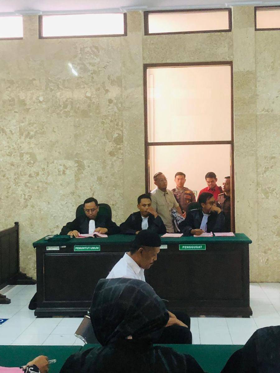Suasana sidang pembacaan tuntutan di PN Tulungagung. IDN Times/ istimewa