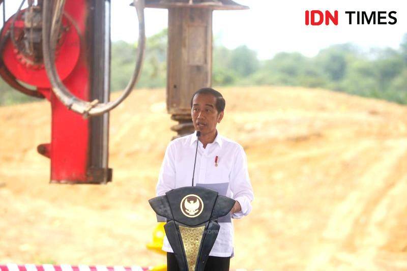Presiden Jokowi Groundbreaking Masjid Negara di IKN (IDN Times/Ervan)