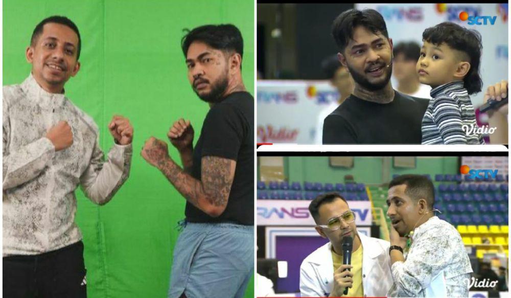 10 Potret Habib Jafar Tanding Tenis Meja Lawan Onad di TOSI S2